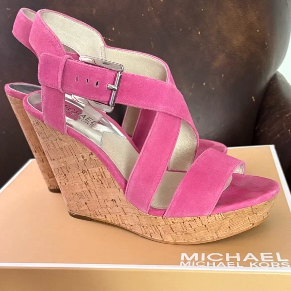Michael Kors Giovanna Wedge Sandals - Picture 3 of 14